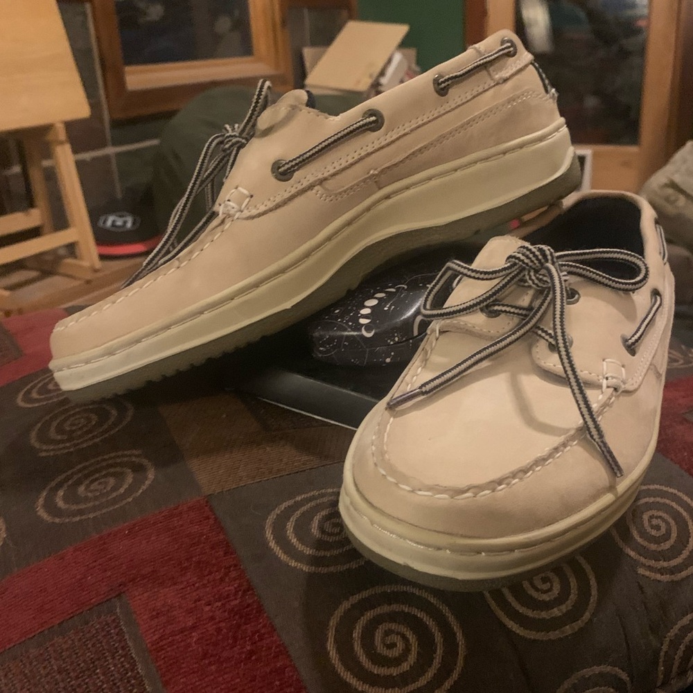 Timeless “Old Maui Classic Deck Shoe” Leather Boat Shoes, EUC, Size 41.5(EU)
